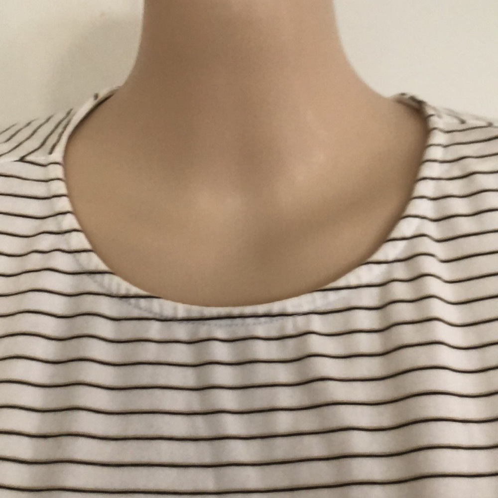 JJill cotton tank striped Women’s Size Medium ExCo - Picture 3 of 8